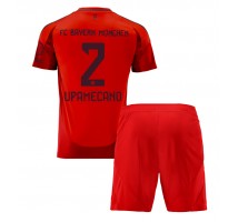 Bayern Munich Dayot Upamecano #2 Koszulka Podstawowa dzieci 2024-25 Krótki Rękaw (+ krótkie spodenki)